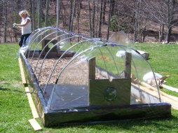 Completed Hoop House Frame